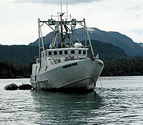 The Wayward Wind, the Hulse's current fishing vessel
